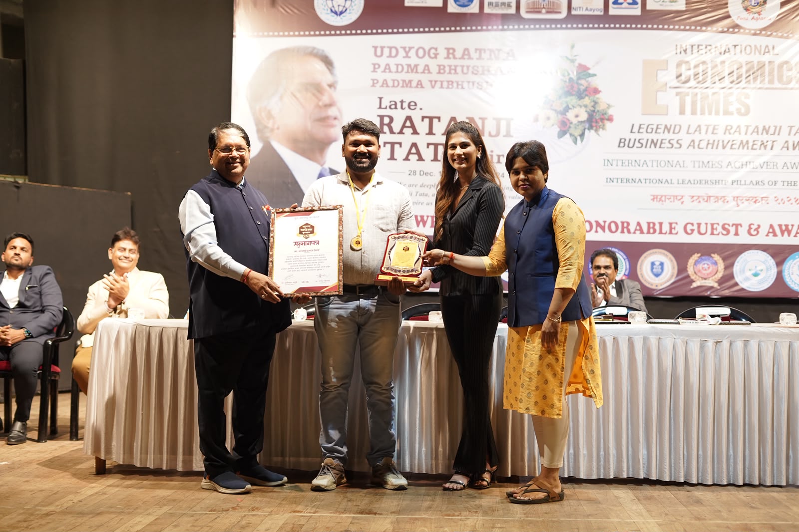 Acharya Prabhat Desai — Ratanji Tata Business Achievement Award